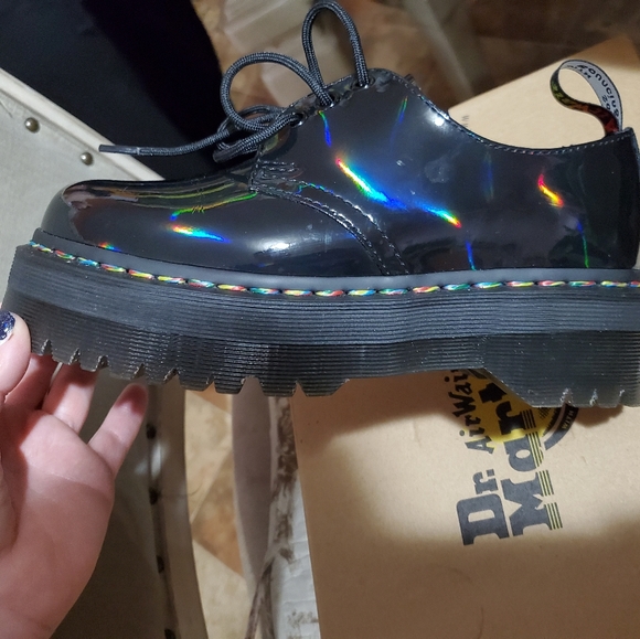 dr martens quad rainbow